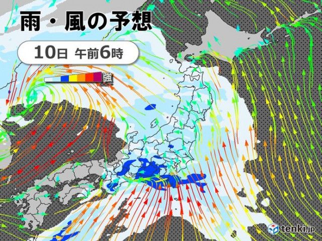 【緊急】関東地方でメイストームが発生　警報級の大雨の恐れ